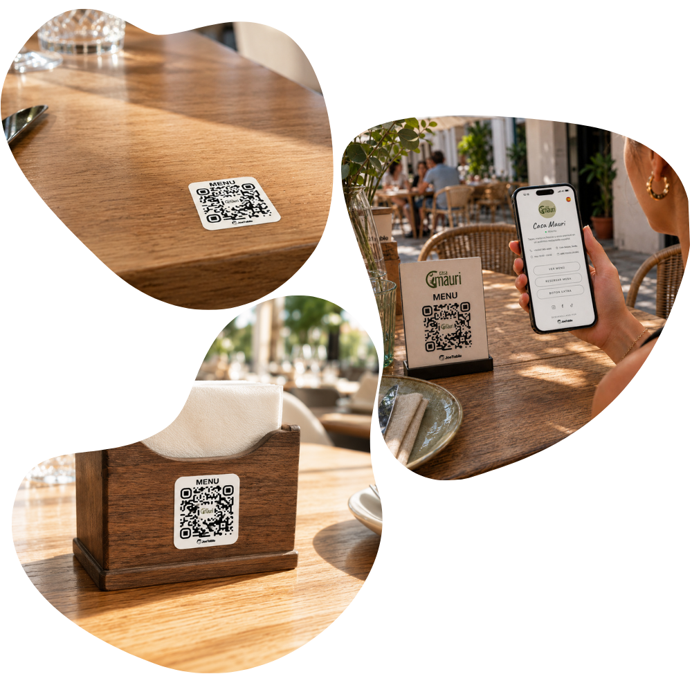 Menú QR Interactivo Joe Table